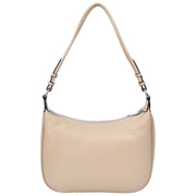 Real Leather Hobo Handbag Womens Shoulder Bag Cross Body Multi Straps A688 Taupe-2