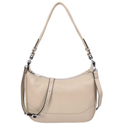 Real Leather Hobo Handbag Womens Shoulder Bag Cross Body Multi Straps A688 Taupe-5