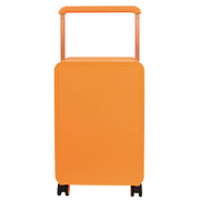 Cabin Size Suitcase 4 Wheels Hard Shell USB Port TSA Lock Travel Luggage Savant Orange-2