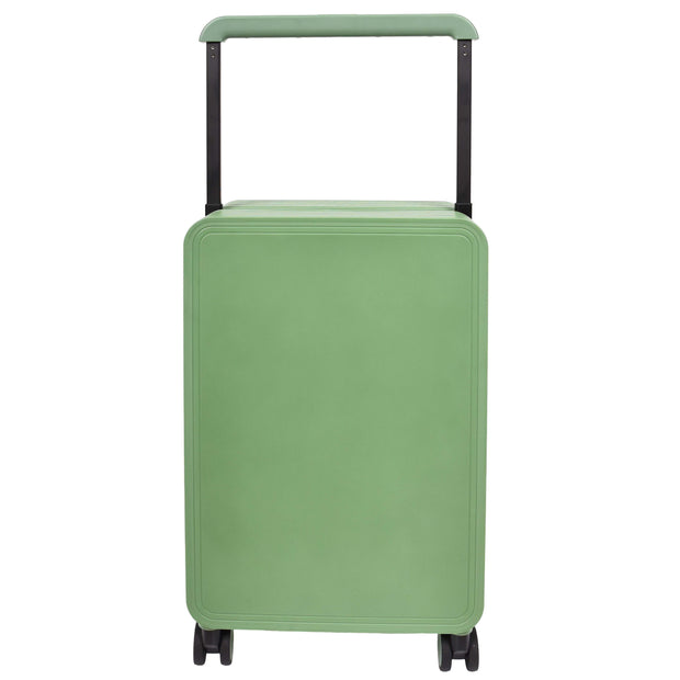 Cabin Size Suitcase 4 Wheels Hard Shell USB Port TSA Lock Travel Luggage Savant Green-2