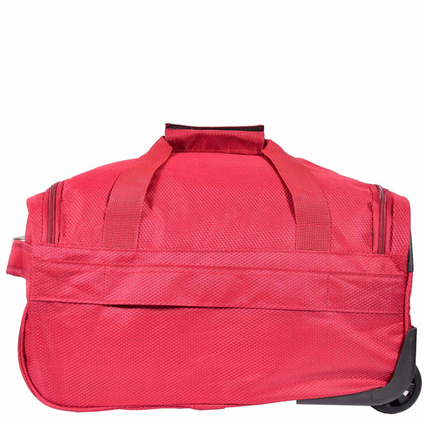 Overnight Wheeled Holdall Travel Bag A405 Red-2