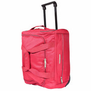 Overnight Wheeled Holdall Travel Bag A405 Red-1