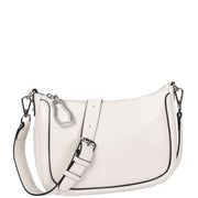 Women Real Leather Shoulder Bag Casual Multi Strap Hobo Handbag A928 White-2