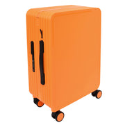 Cabin Size Suitcase 4 Wheels Hard Shell USB Port TSA Lock Travel Luggage Savant Orange-5