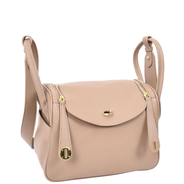 Shoulder Bag for Womens PU Leather Multi Strap Large Hobo Fashion Handbag AH12 Taupe-9