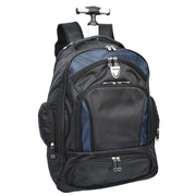 Rolling Backpack on Wheels Cabin Size Multi-use Travel Rucksack Wanaka Navy