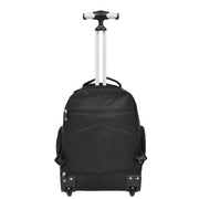 Rolling Backpack on Wheels Cabin Size Multi-use Travel Rucksack Wanaka Black