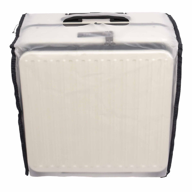 Pilot Case Hard PC Laptop Bag 4 Wheels Business Travel Luggage Scoot Off White-6