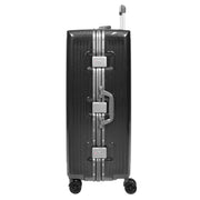 Hard side Spinner Luggage 8 Wheels Dual TSA Latch Metal Frame Suitcases Metatron Black large-2