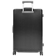 Hard side Spinner Luggage 8 Wheels Dual TSA Latch Metal Frame Suitcases Metatron Black large-3