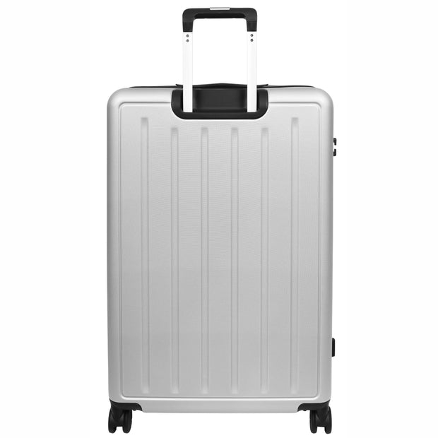 8 Wheel Luggage Expandable ABS Hard side TSA Lock Suitcases Travel Bags Voyager Silver large-2