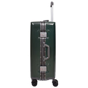 Hard side Spinner Luggage 8 Wheels Dual TSA Latch Metal Frame Suitcases Metatron Green medium-2