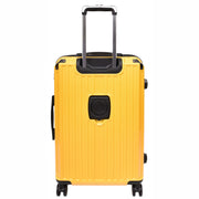 Hard Shell 8 Wheels Expandable TSA Lock 5 Handles Cup Holder Lightweight Travel Bags Hove Yellow medium-2