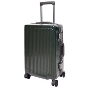 Hard side Spinner Luggage 8 Wheels Dual TSA Latch Metal Frame Suitcases Metatron Green small-1