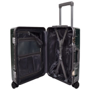 Hard side Spinner Luggage 8 Wheels Dual TSA Latch Metal Frame Suitcases Metatron Green small-3