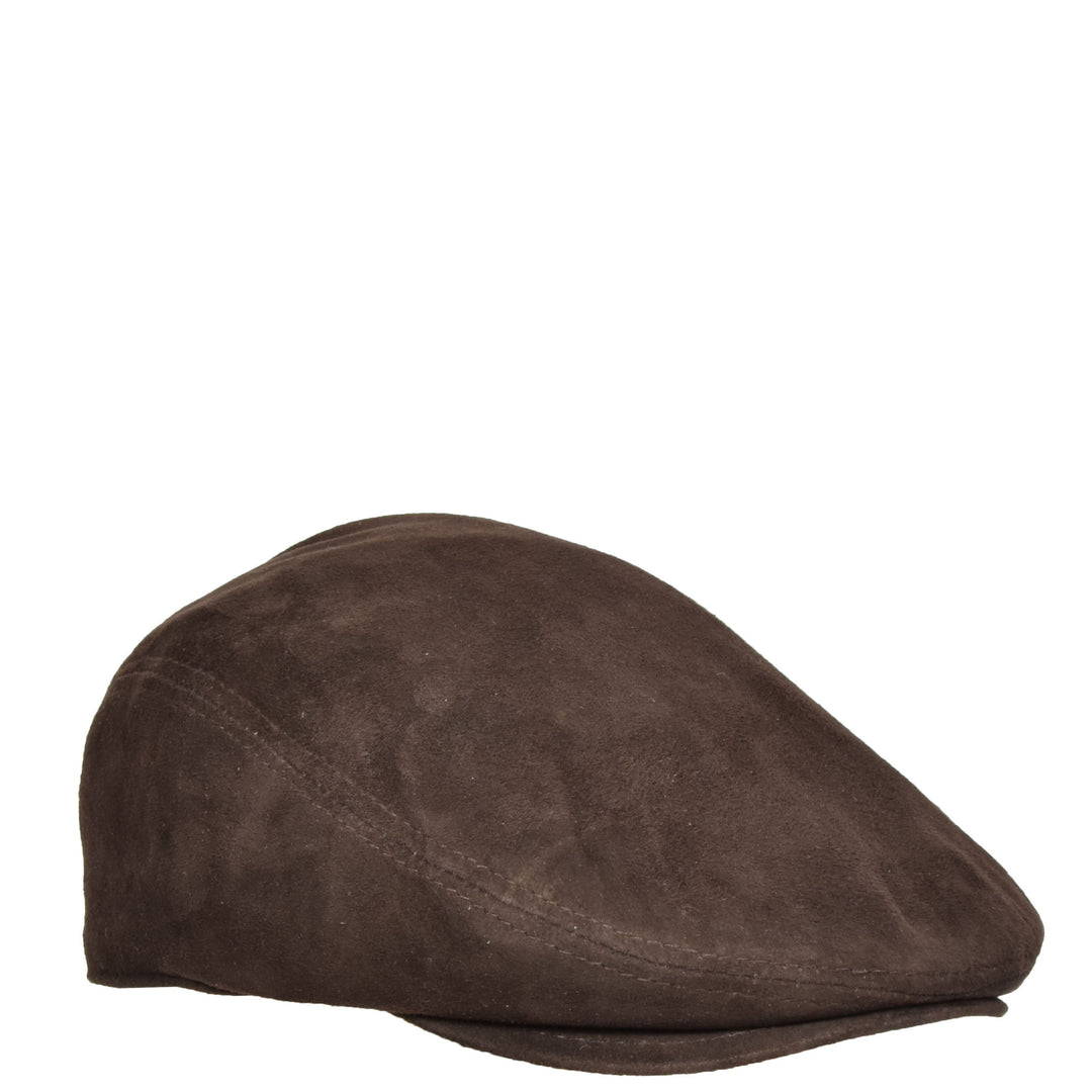 Suede baker boy cap on sale