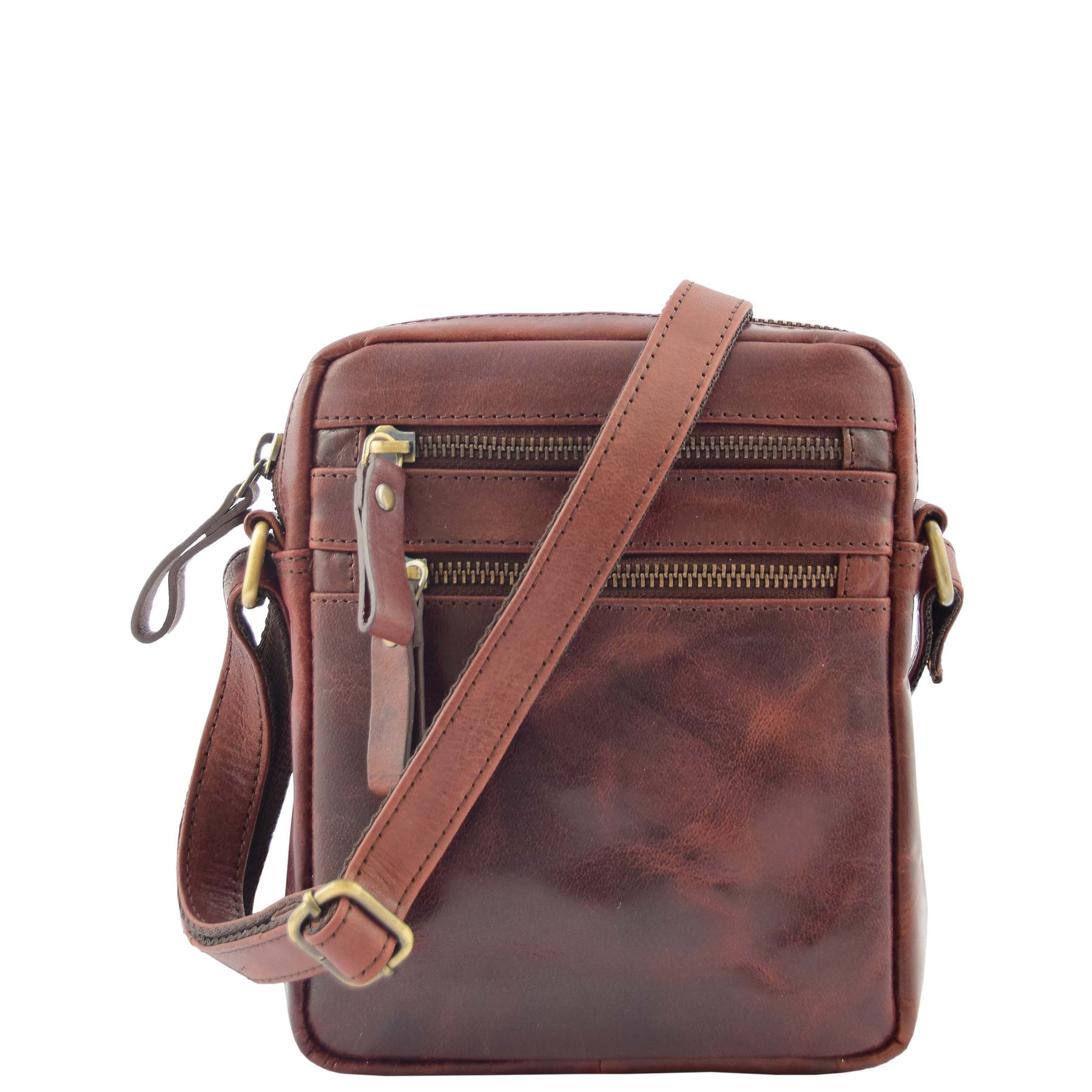 Mens leather hot sale flight bag