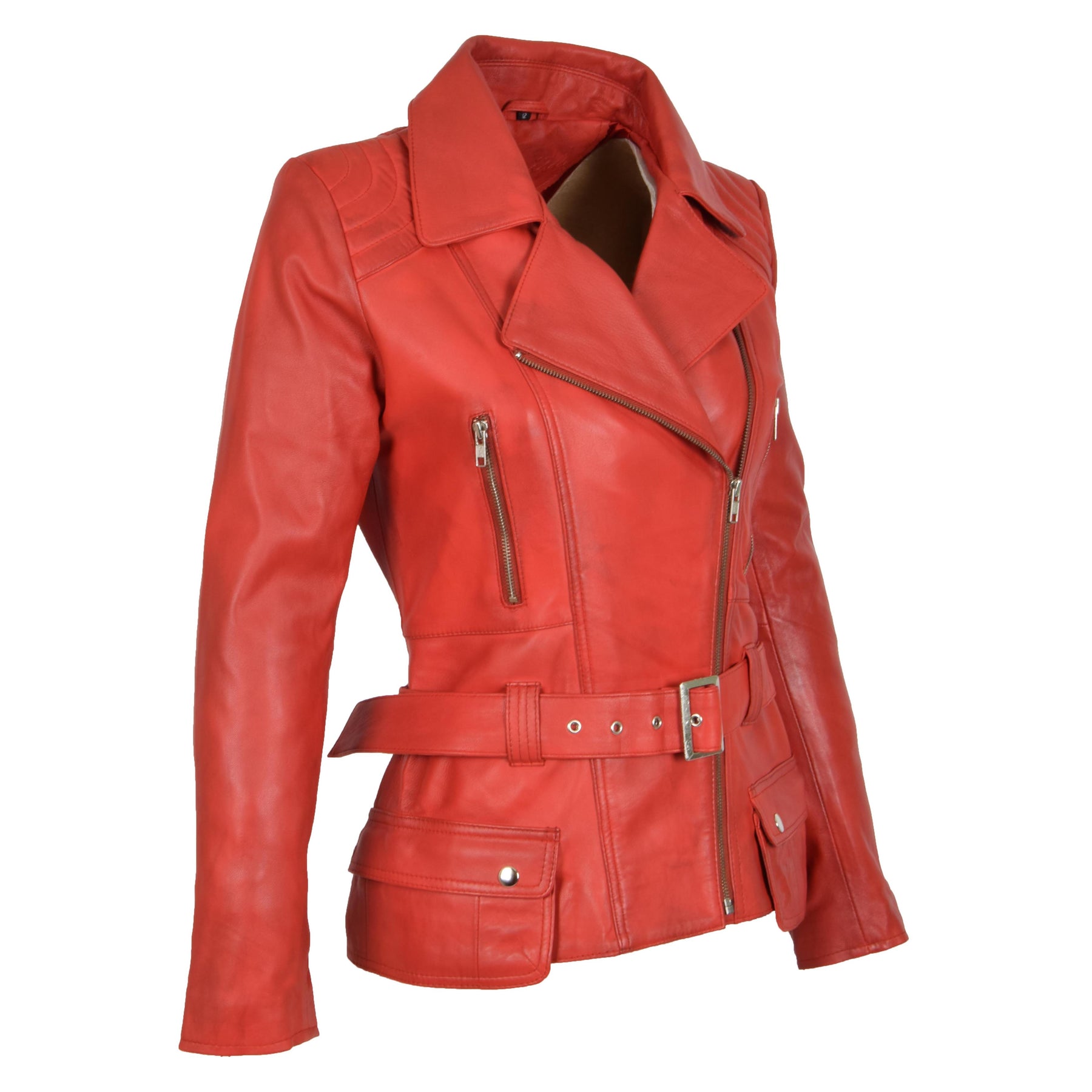 Hip length 2025 leather jacket